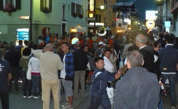 inter a Pinzolo notte  nerazzurra
